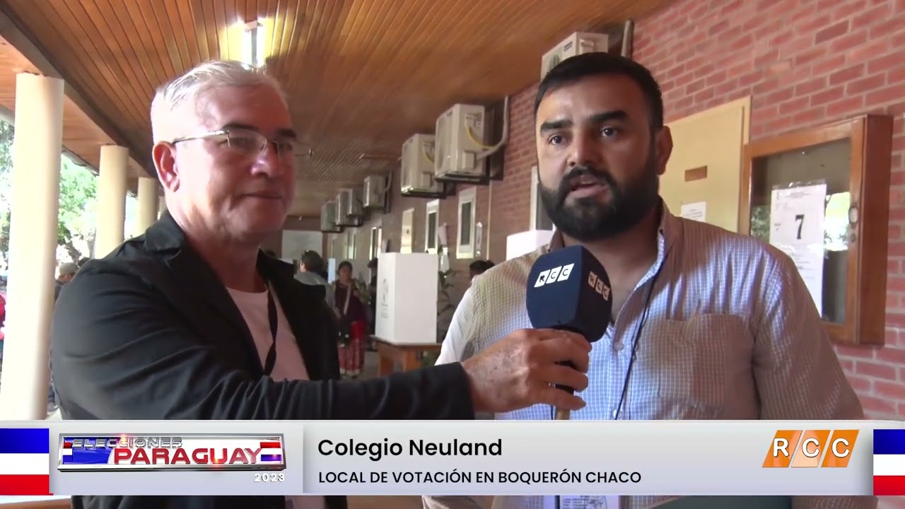 Elecciones PY 2023: Col. Neuland, la jornada se caracterizó por la masiva afluencia pluricultural