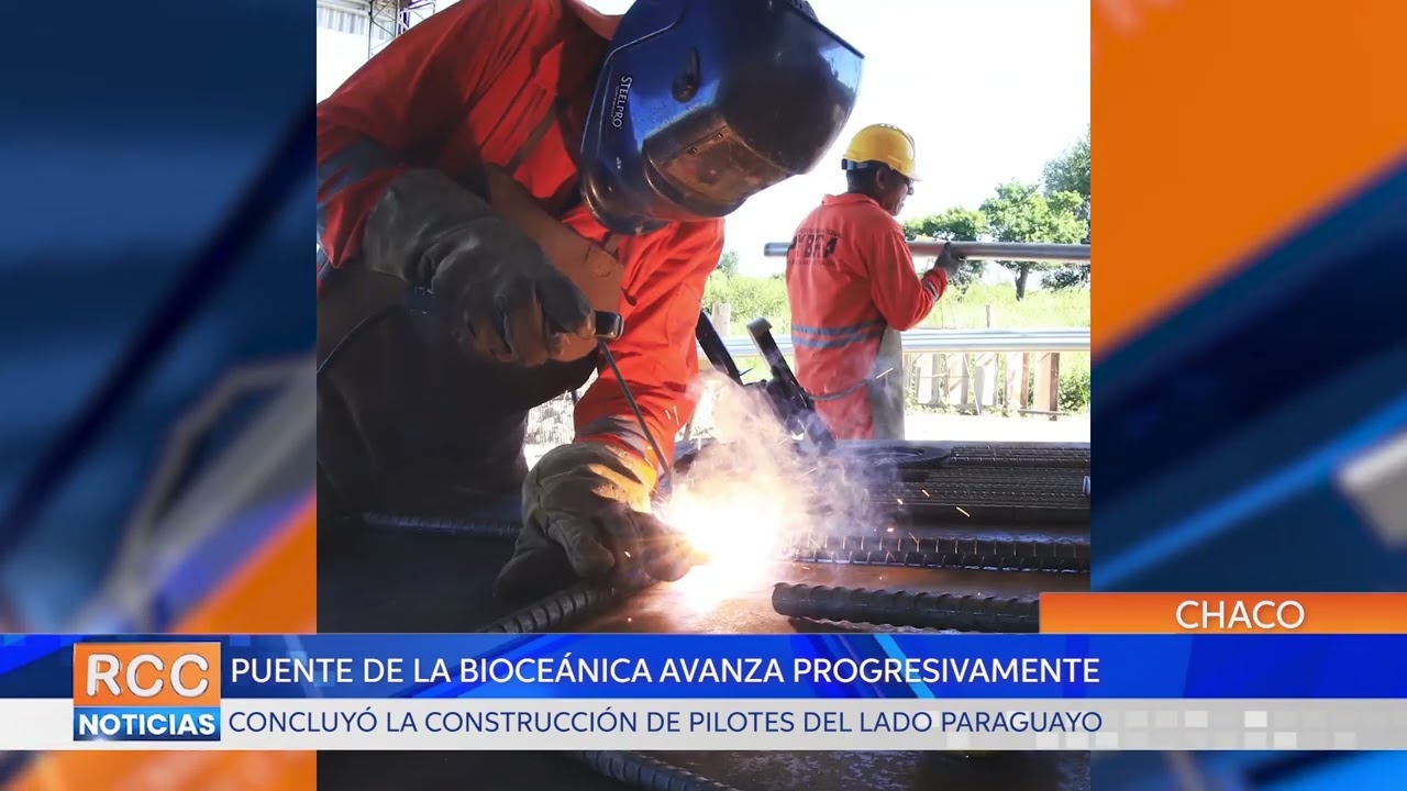 Puente de la Bioceánica: concluye totalidad de los pilotes del lado paraguayo