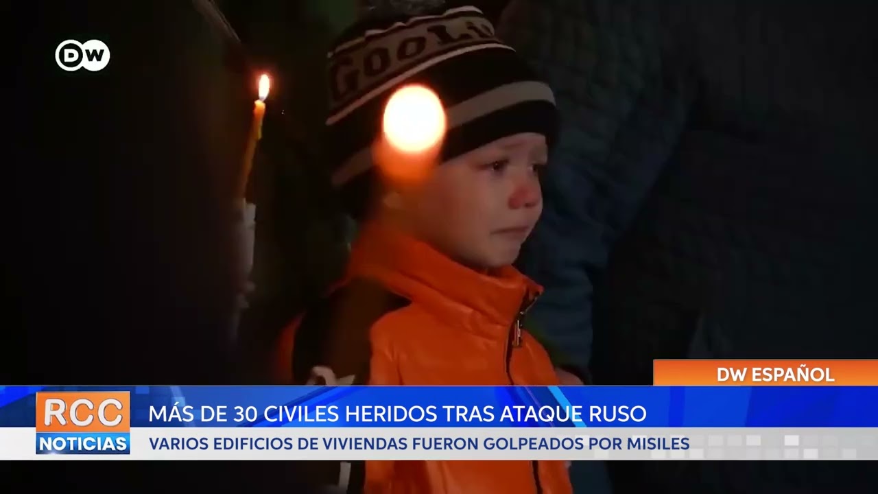 Más de 30 civiles heridos tras ataque ruso