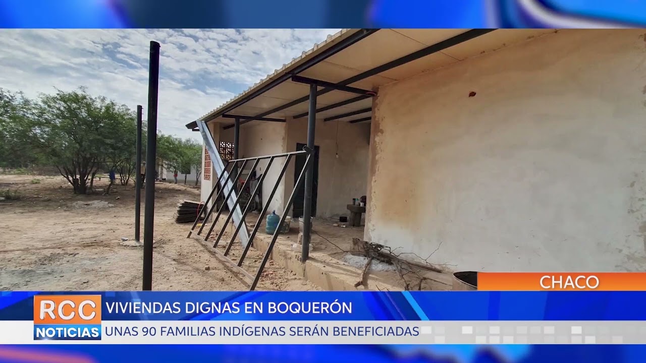 Unas 90 familias indígenas de Boquerón serán beneficiadas con viviendas dignas