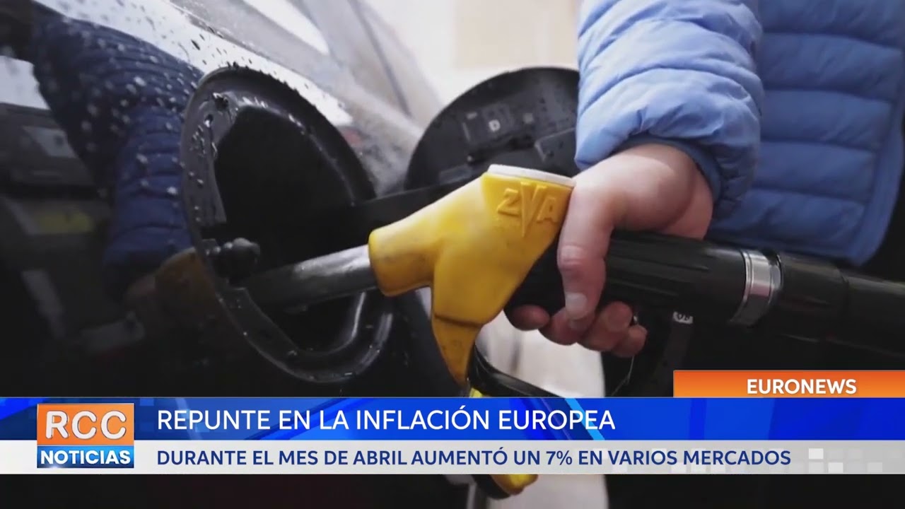 La inflación europea repunta durante el mes de abril hasta un 7%