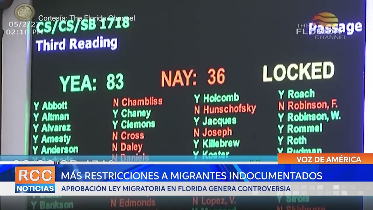Aprobación de ley migratoria en Florida genera controversia