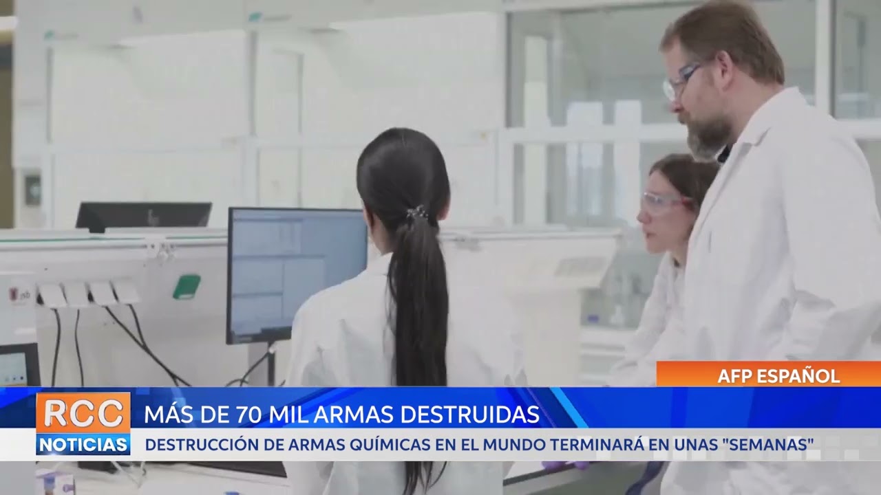 Destrucción de armas químicas declaradas en el mundo terminará en unas «semanas»