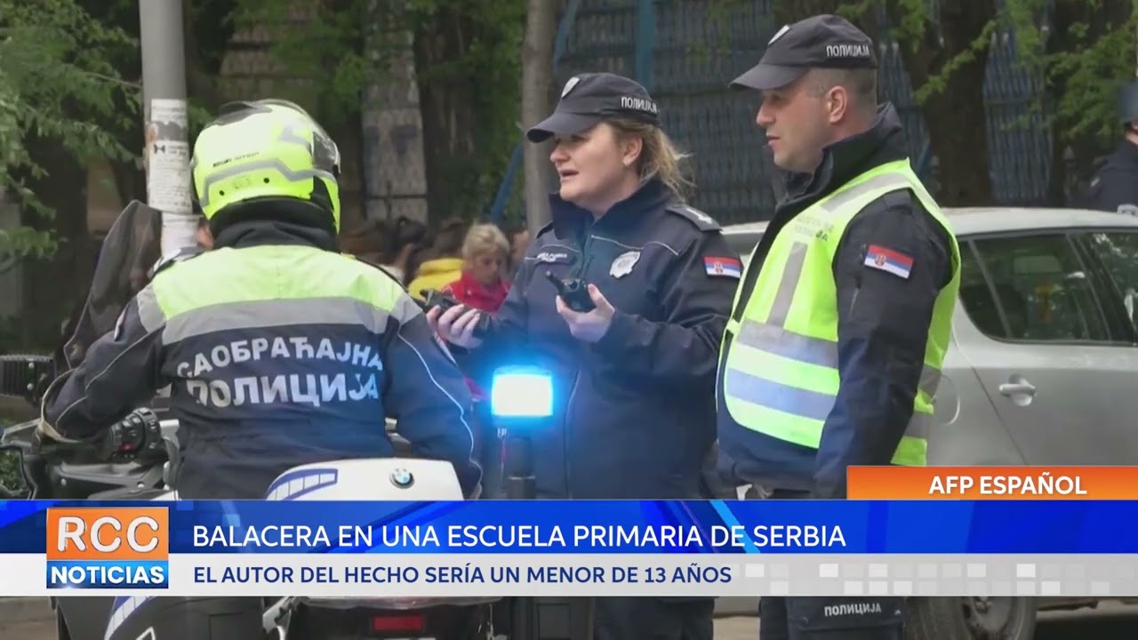 Ocho alumnos y un guardia mueren baleados en una escuela en Serbia