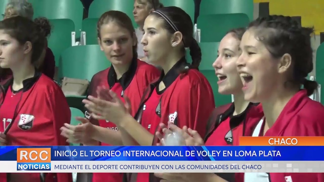 Inició el campeonato internacional de voleibol femenino en Loma Plata