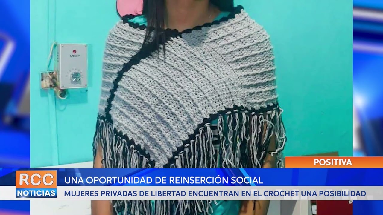 Mujeres privadas de libertad encuentran en el crochet una oportunidad de reinserción social