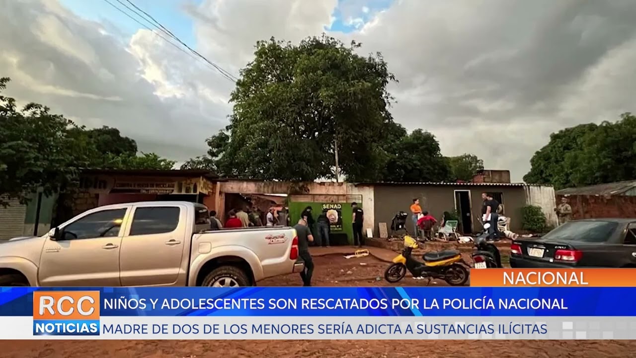 En Amambay: Niños y adolescentes son rescatados por la Policía Nacional