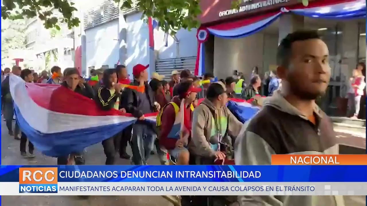 Ciudadanos denuncian intransitabilidad debido a las manifestaciones