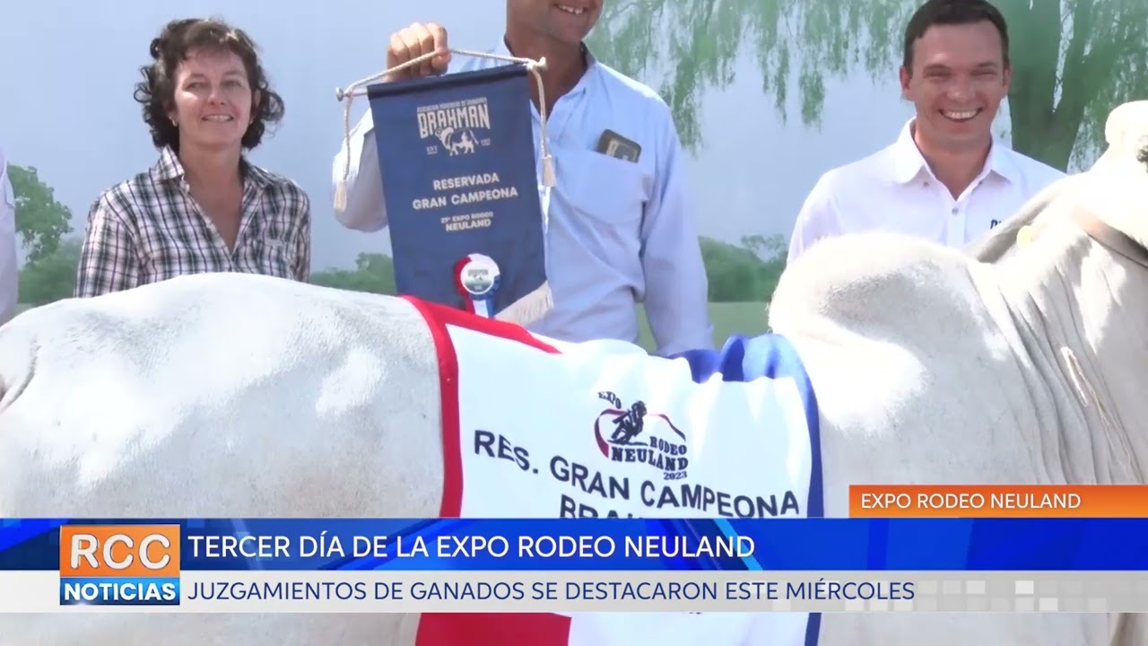 El tercer día de la Expo Rodeo Neuland se destacó por presentar juzgamientos de ganados