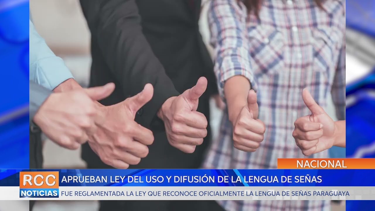 Se promulgó ley que reglamenta uso y difusión de la lengua de señas en Paraguay