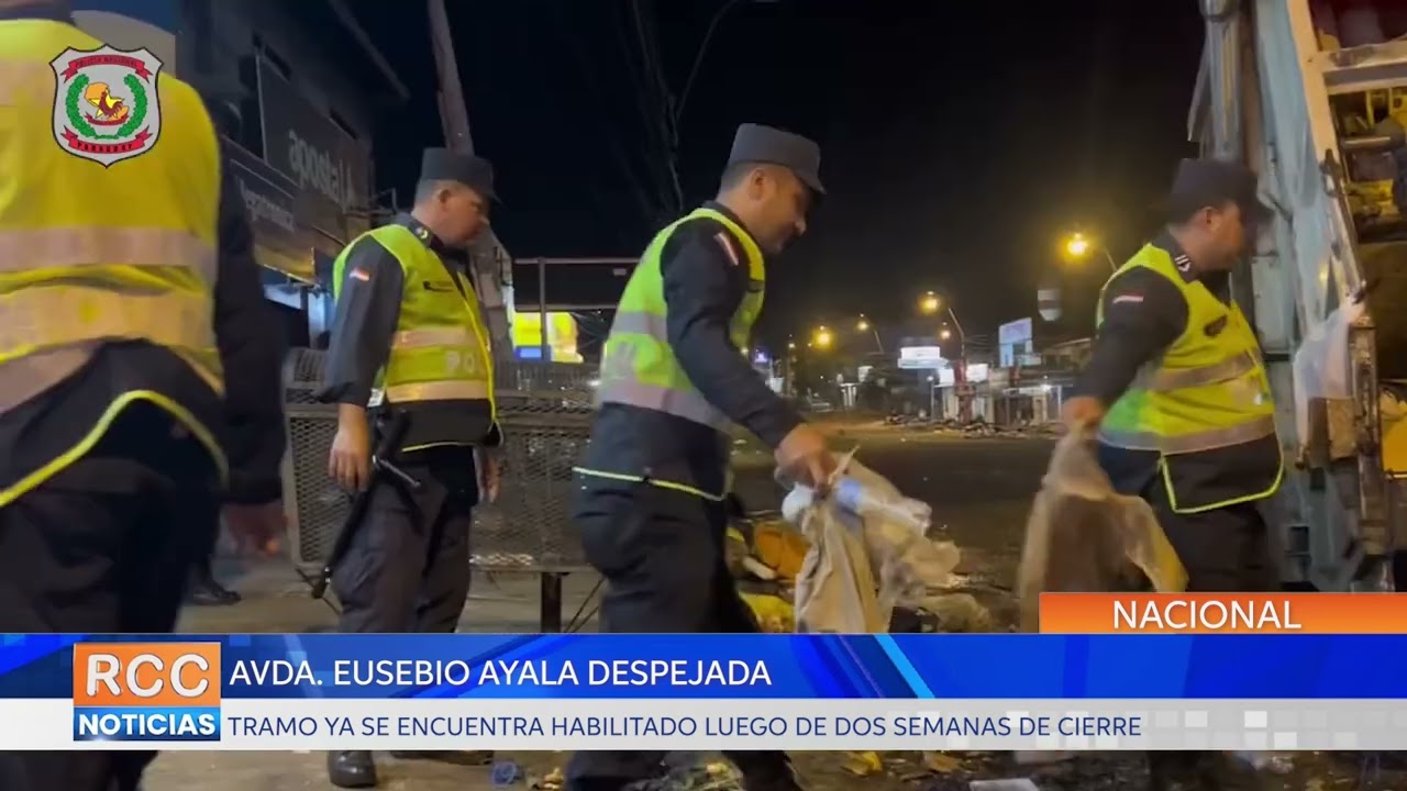 Avenida Eusebio Ayala ya se encuentra habilitada luego de dos semanas de cierre