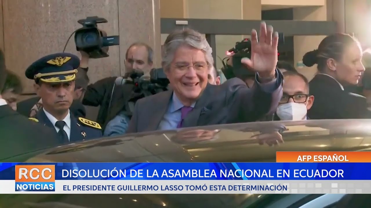 Presidente Guillermo Lasso disuelve Asamblea Nacional de Ecuador, tiene respaldo militar