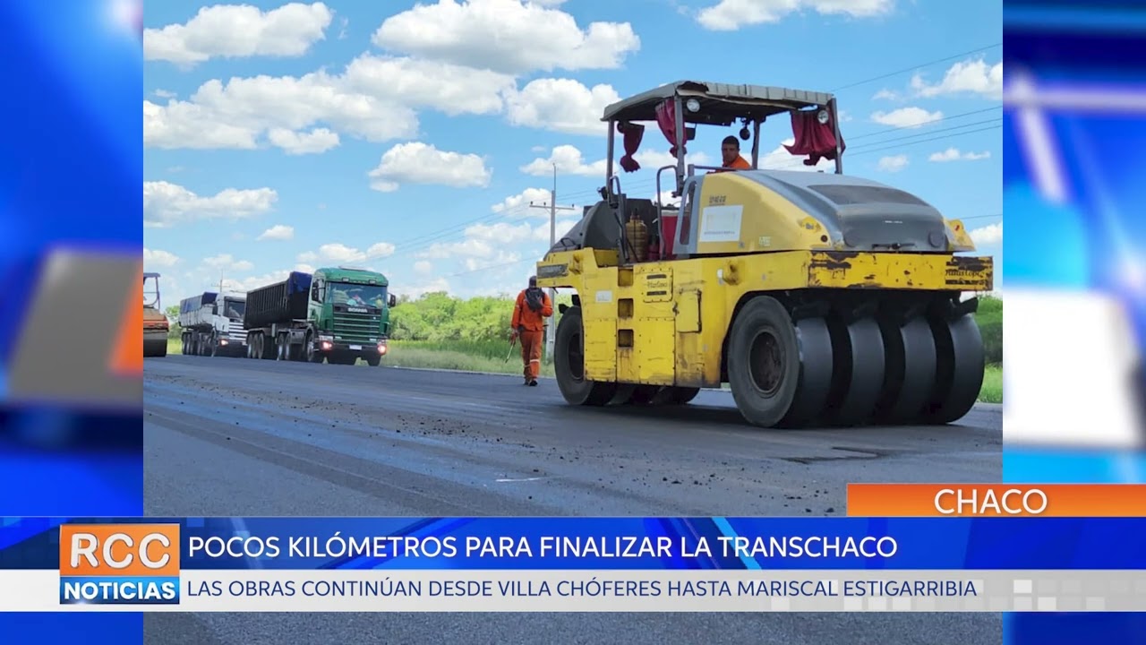 Transchaco: solo quedan 4 kilómetros para completar obra del Lote 7