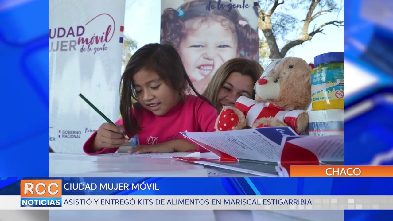 Ciudad Mujer Móvil asistió y entregó kits de alimentos en Mariscal Estigarribia