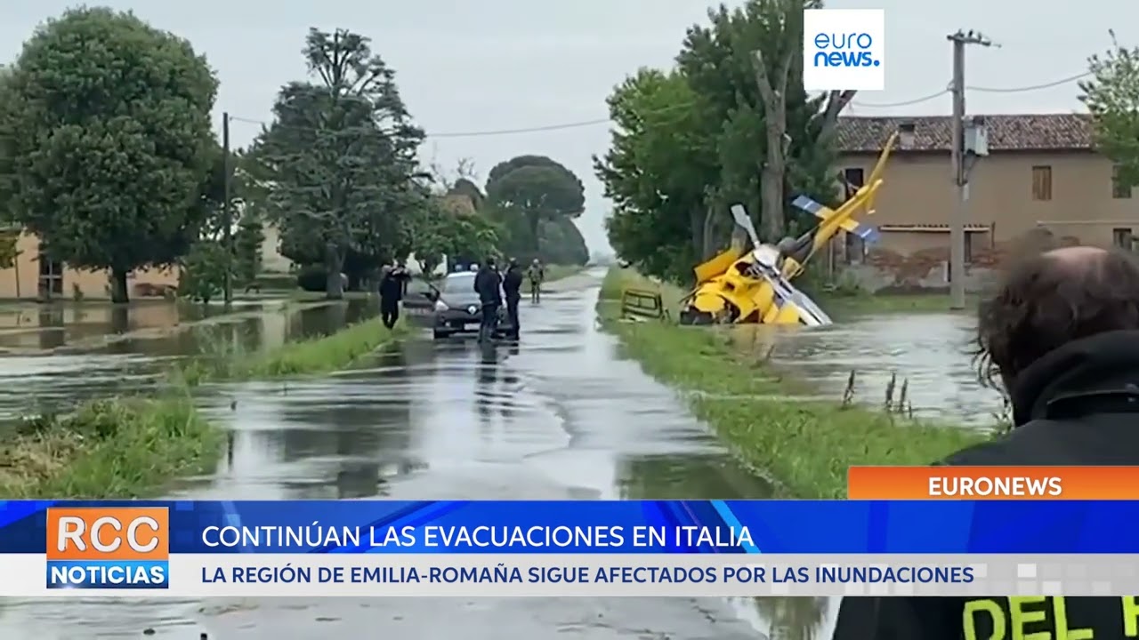 Más de 36.000 evacuados debido a las inundaciones en la región italiana de Emilia-Romaña