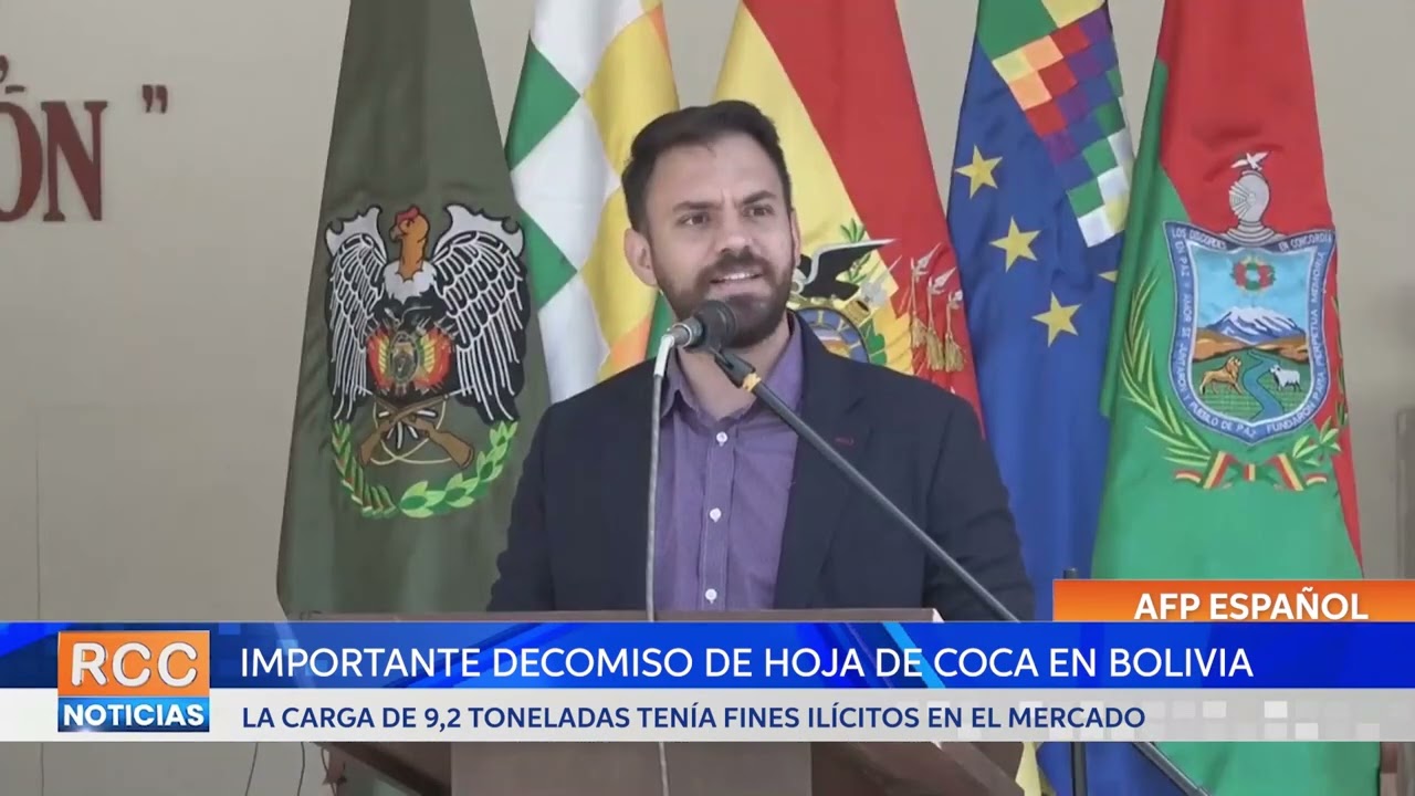 Bolivia anuncia uno de sus más importantes decomisos de hoja de coca peruana