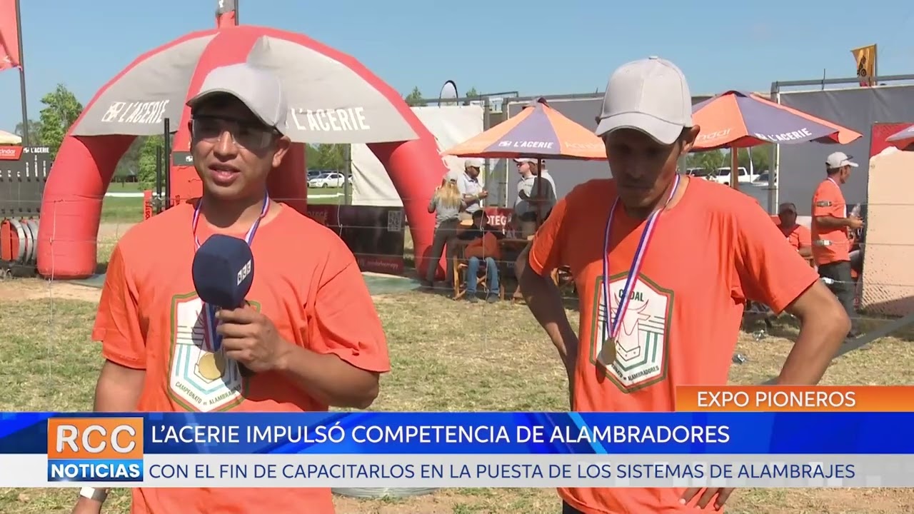 L´ACERIE organizó competencia de alambradores en Expo Pioneros