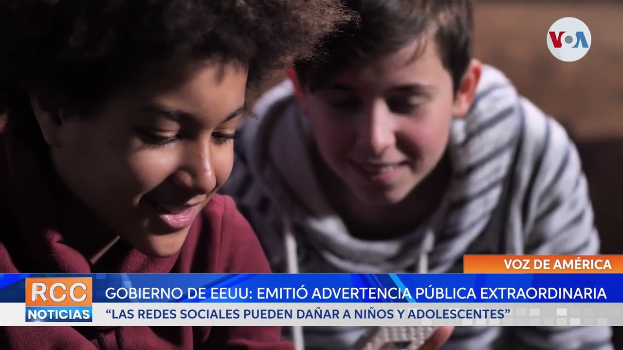 Gobierno de EEUU: “Las redes sociales pueden dañar a niños y adolescentes”