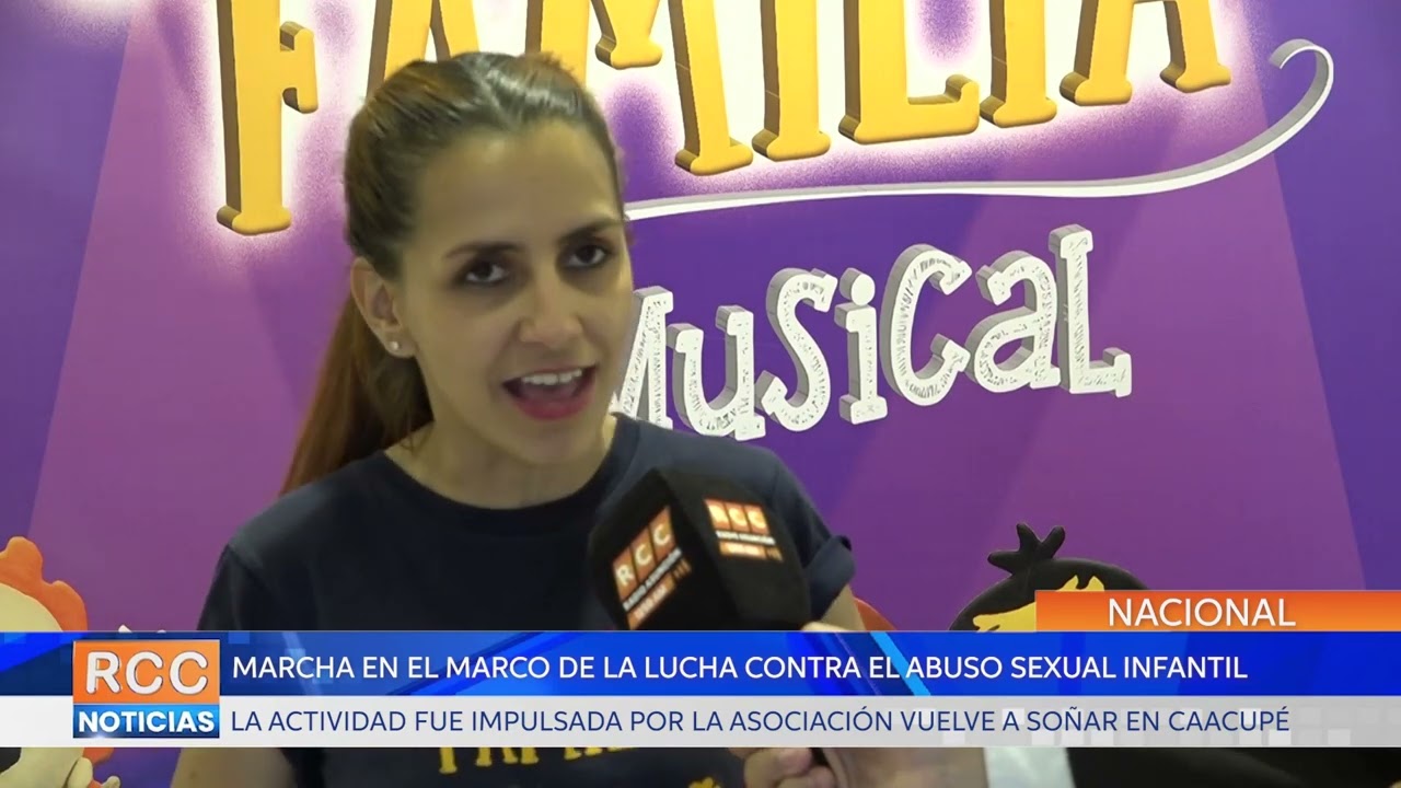 En la ciudad de Caacupé realizan marcha en el marco de la lucha contra el abuso sexual infantil