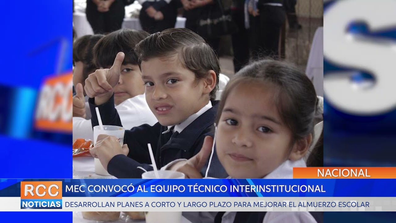 MEC convocó al Equipo Técnico Interinstitucional para mejorar el almuerzo escolar