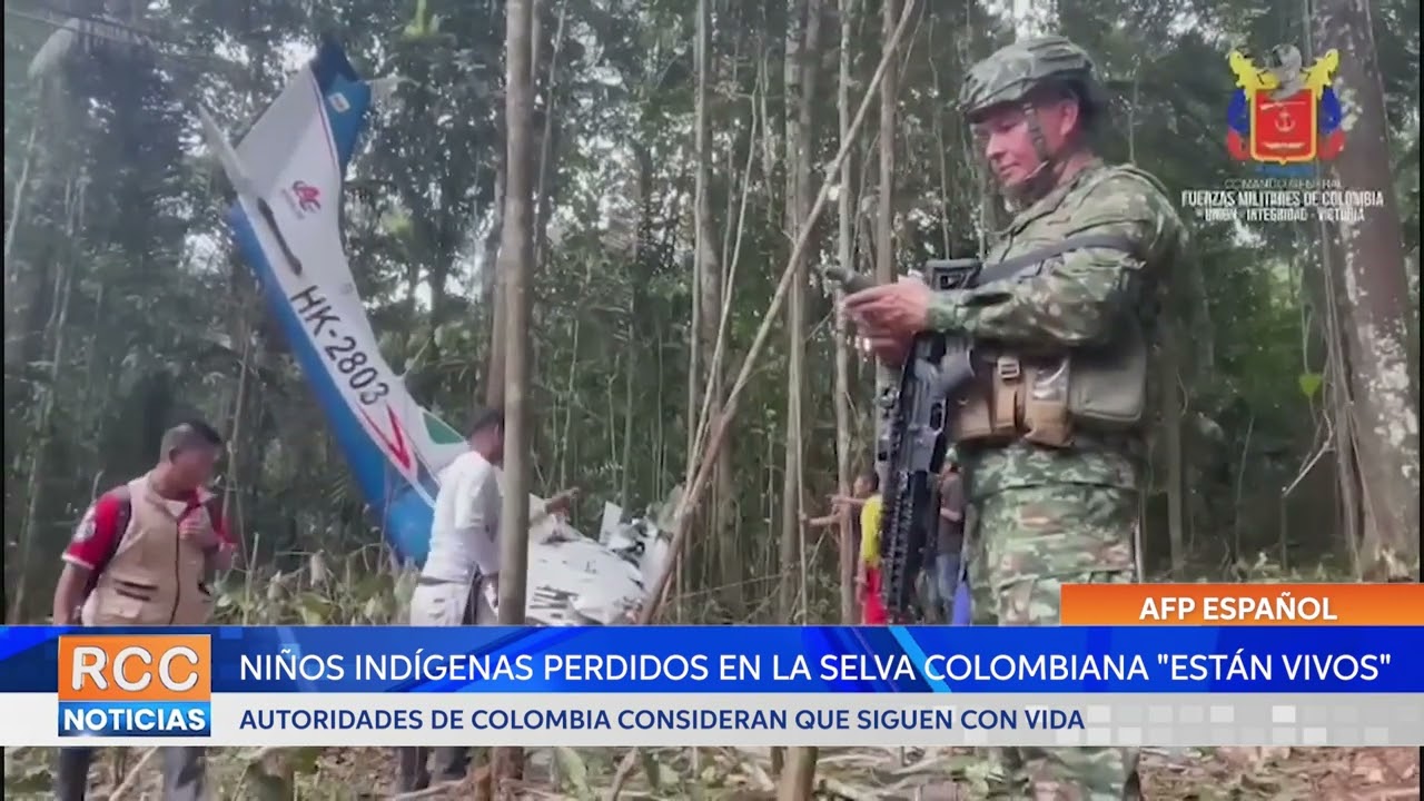 Niños indígenas perdidos en la selva colombiana «están vivos»