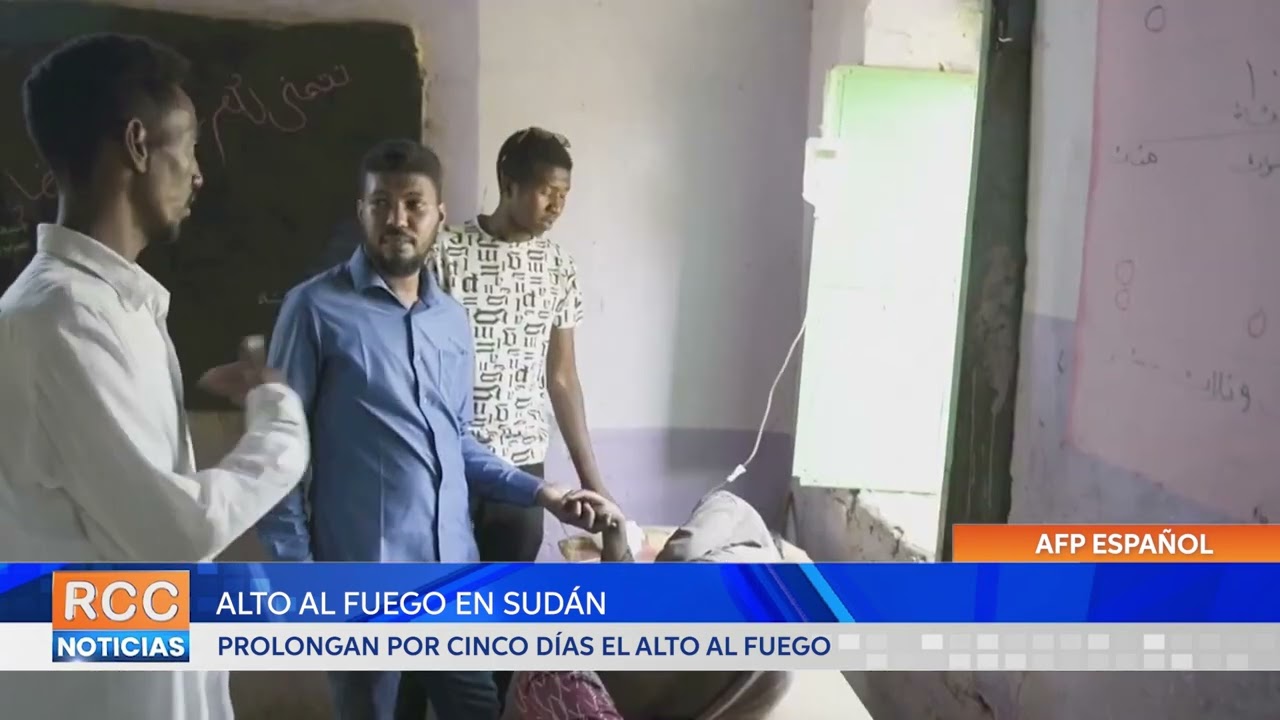 Prolongan por cinco días el alto al fuego en Sudán