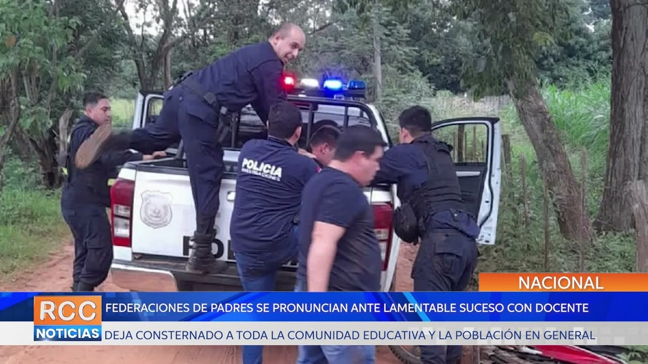 Federaciones de padres se pronunciaron ante lamentable suceso con docente en Guairá