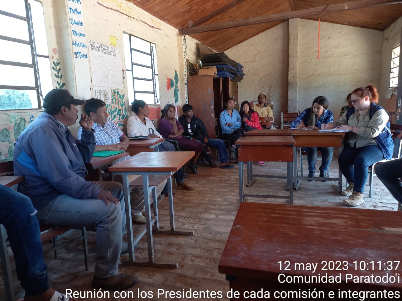 Comunidades indígenas de Tte. Irala Fernández reciben capacitaciones comunitarias