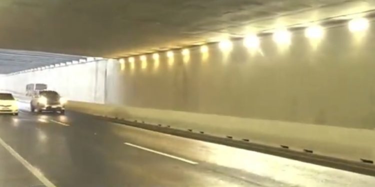 Túnel Tres Bocas: Reportan goteras tras las intensas lluvias del viernes