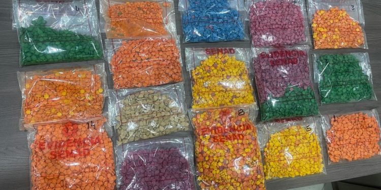 Senad incauta paquetes que contenían éxtasis en el Aeropuerto Silvio Pettirossi