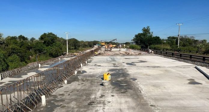 La duplicación del tramo Remanso – Falcón supera el 50% de avance