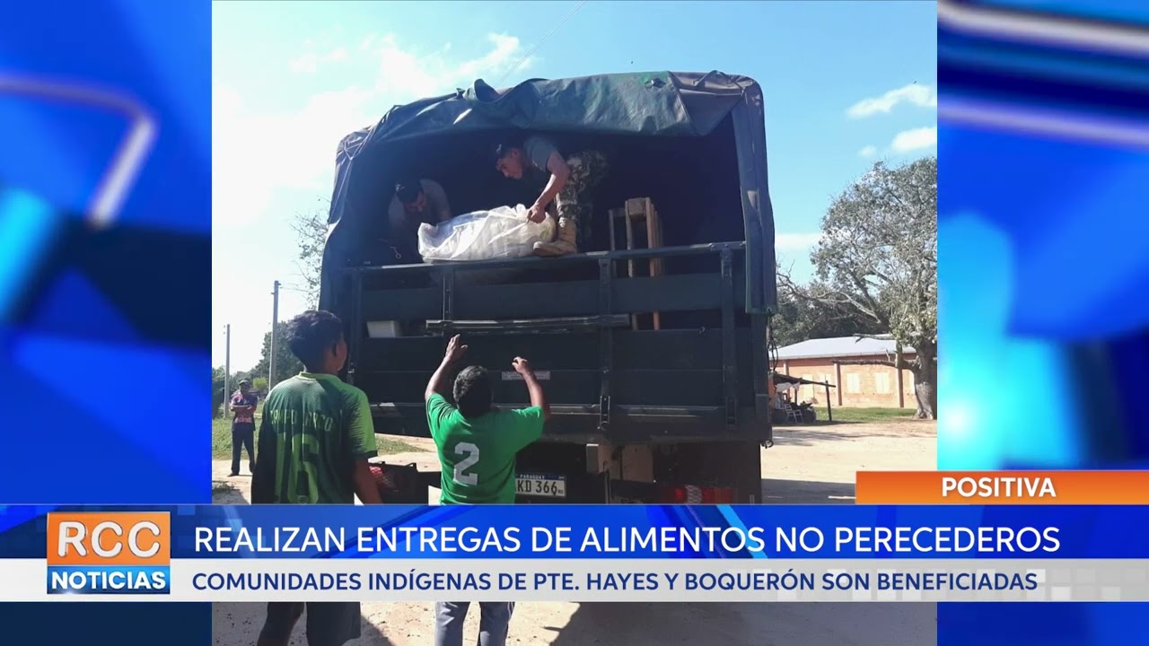 Realizan entregas de alimentos no perecederos a comunidades indígenas de Presidente Hayes y Boquerón