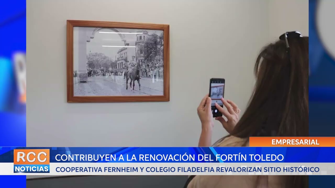 Cooperativa Fernheim y Colegio Filadelfia contribuyen a la renovación del Fortín Toledo