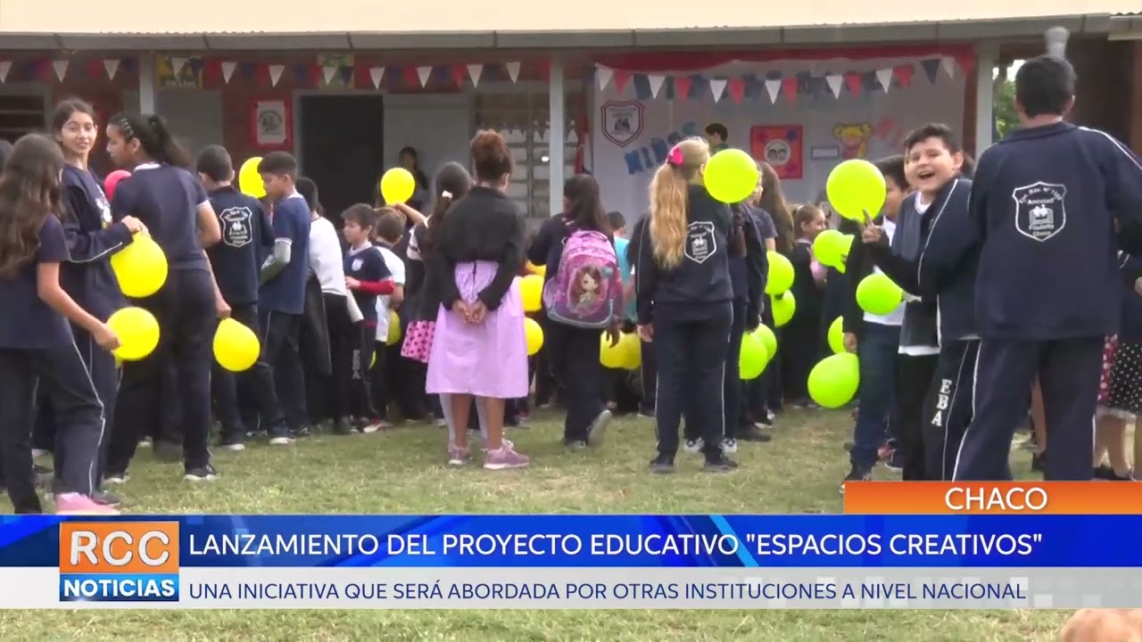 Lanzaron oficialmente proyecto “Espacios Creativos” en la Escuela Básica Amistad
