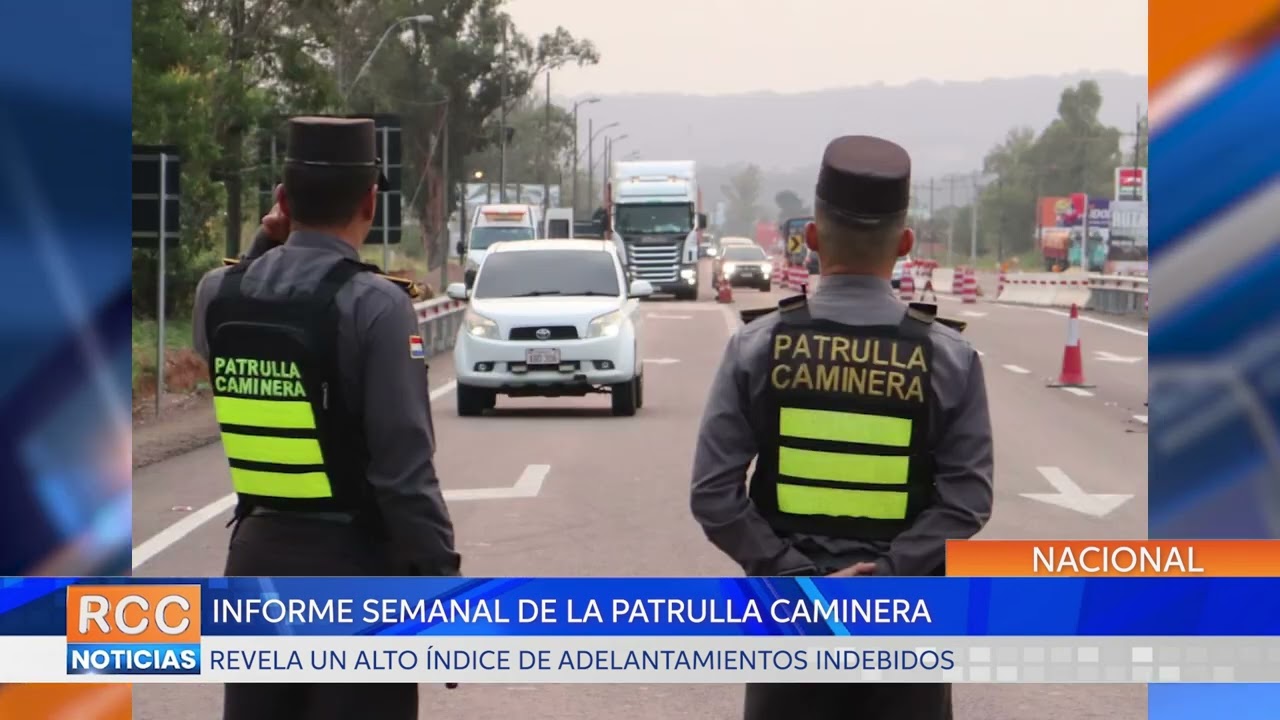 Patrulla Caminera revela un alto índice de los adelantamientos indebidos