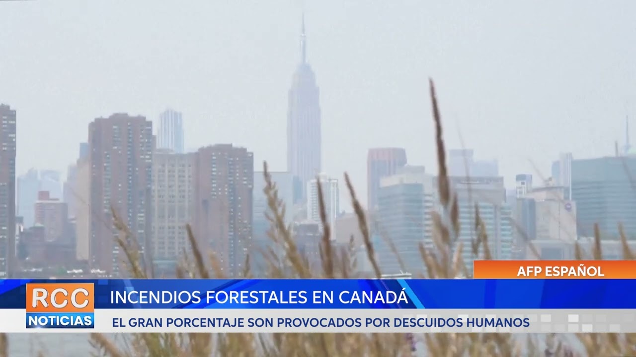 Canadá está siendo azotada por más de 160 incendios forestales