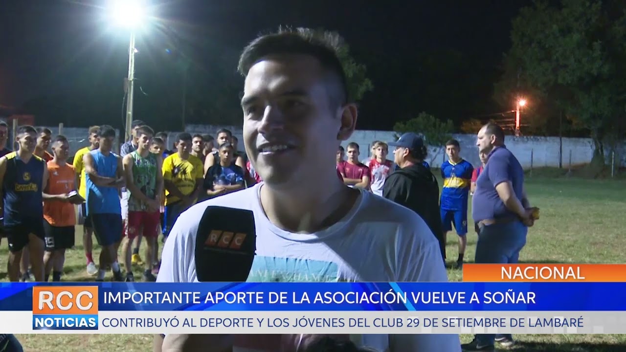 Asociación Vuelve a Soñar contribuye al deporte y los jóvenes mediante aportes