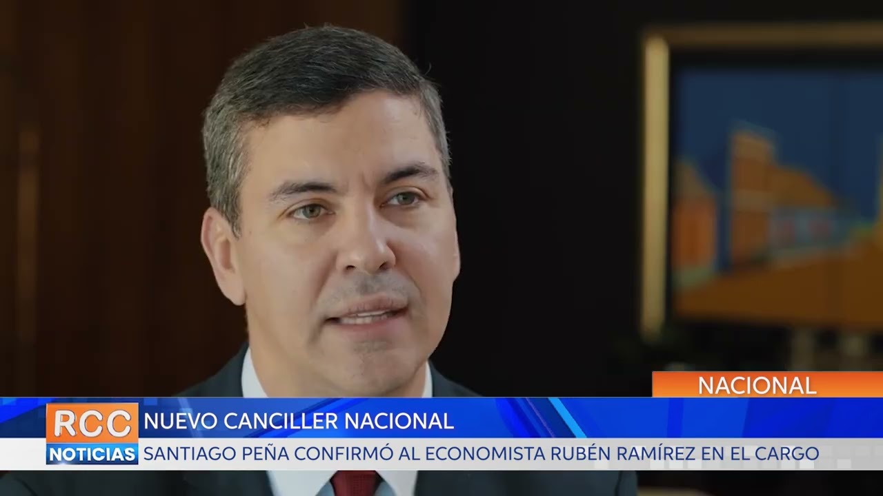 Santiago Peña confirma a Rubén Ramírez como próximo canciller nacional