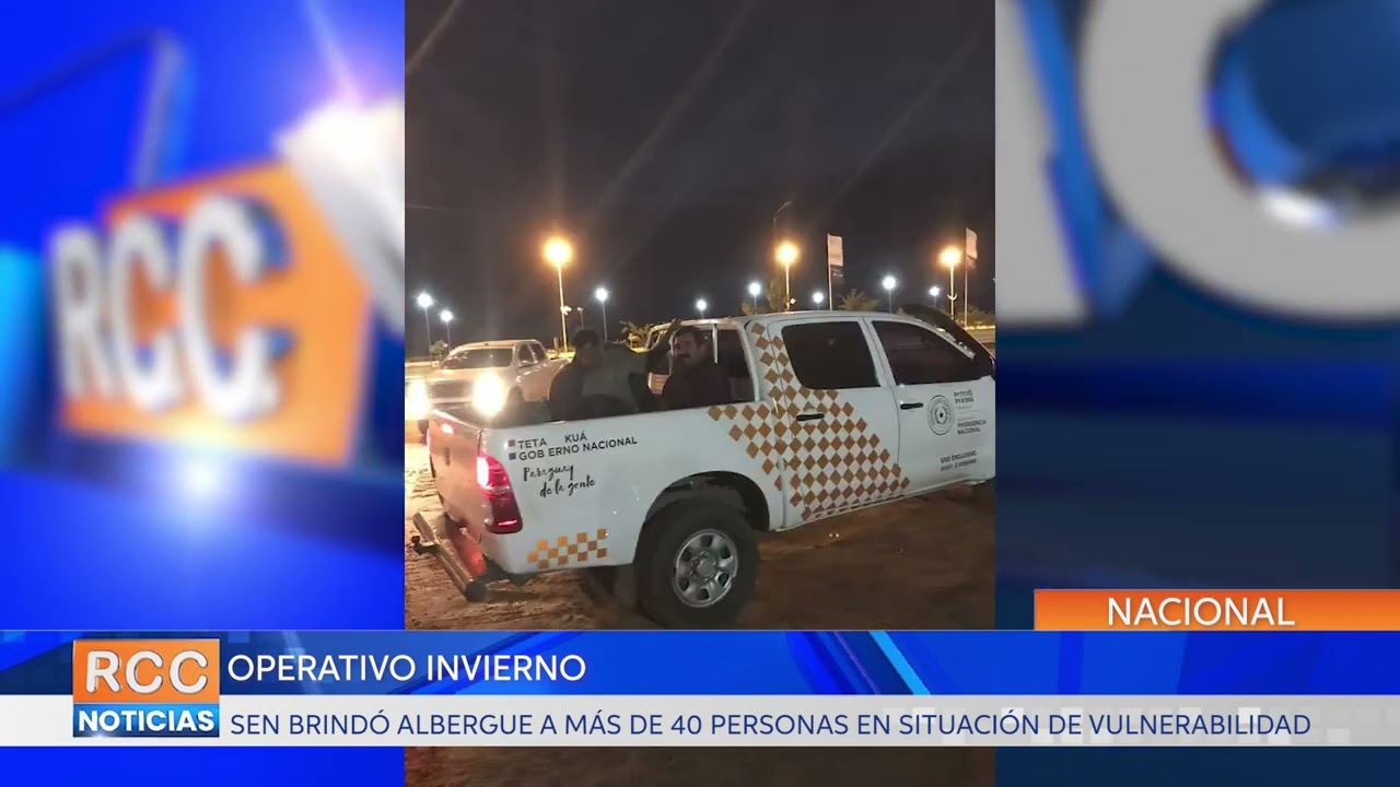 Operativo Invierno: SEN brindó albergue a más de 40 personas en situación de vulnerabilidad