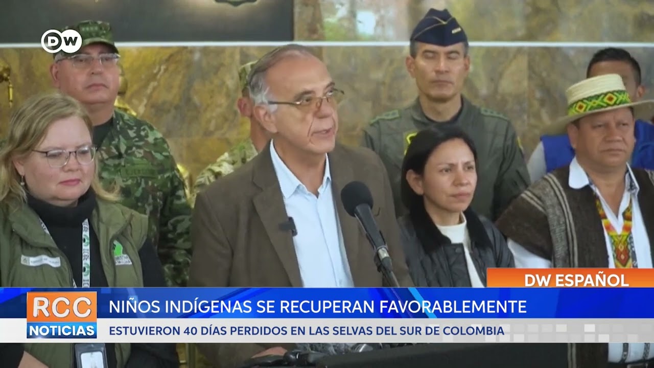 Los niños indígenas hallados en la selva están fuera de peligro y se recuperan en Bogotá