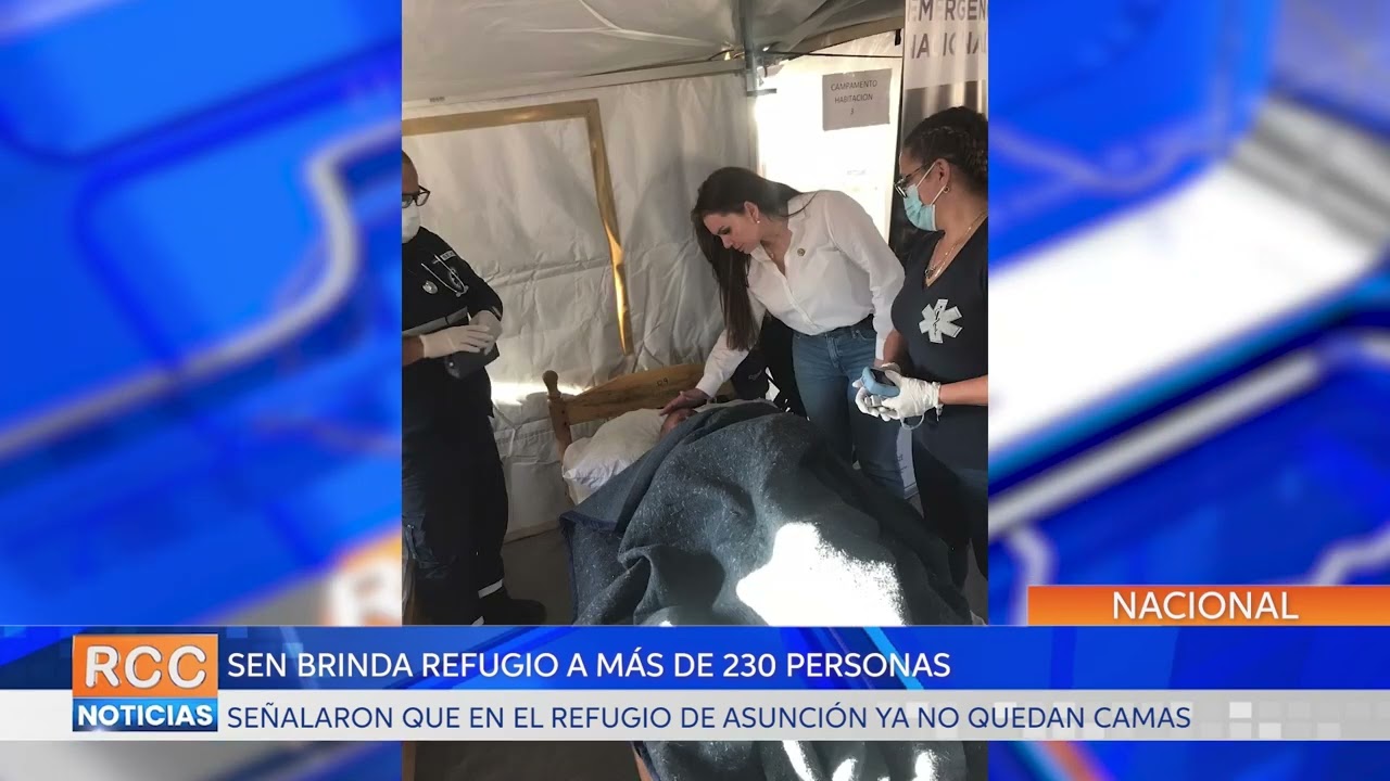 SEN brinda refugio a más de 230 personas y habilitar más camas en el albergue