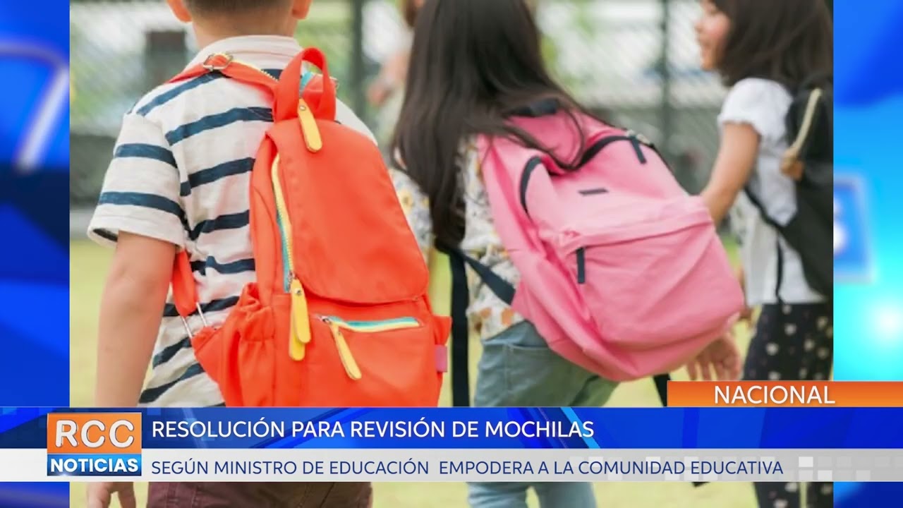 Resolución para revisión de mochilas empodera a la comunidad educativa, afirma ministro