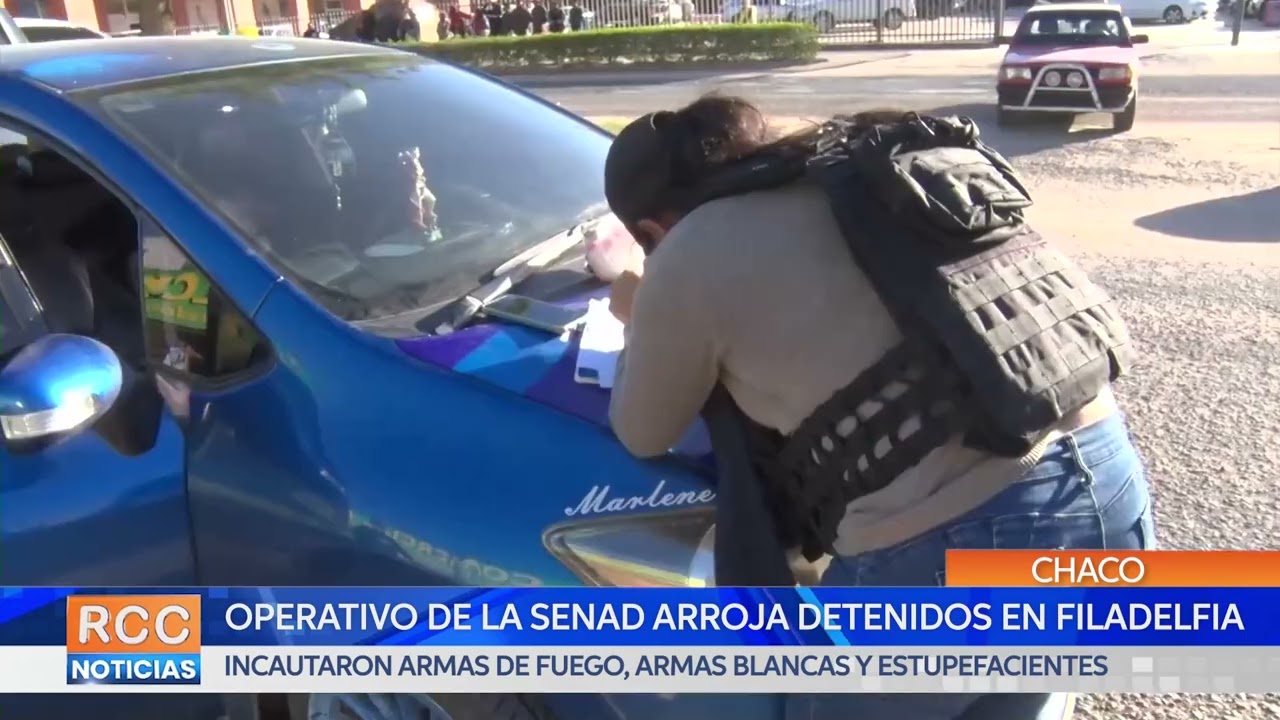 Dos detenidos en Filadelfia tras operativo de la SENAD