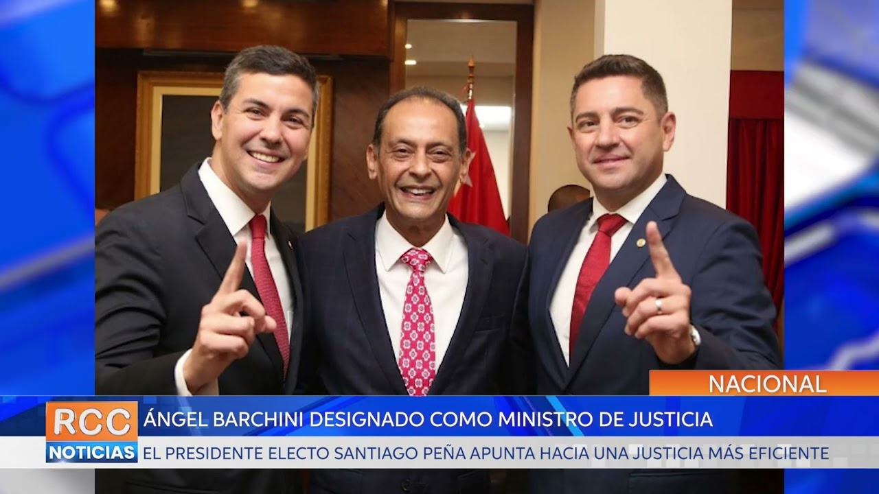 Ángel Barchini será el próximo Ministro de Justicia