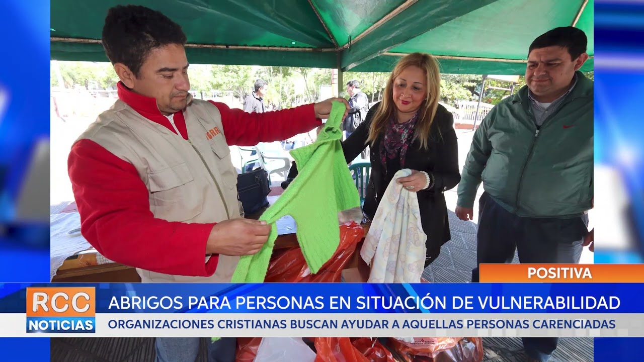 A fin de combatir el frío, recaudarán abrigos para personas en situación de vulnerabilidad