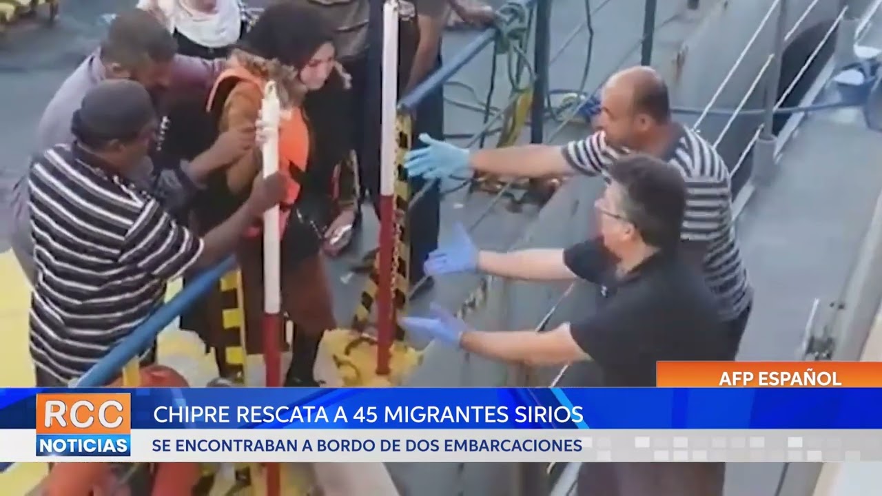 Chipre rescata a 45 migrantes sirios de embarcaciones en peligro
