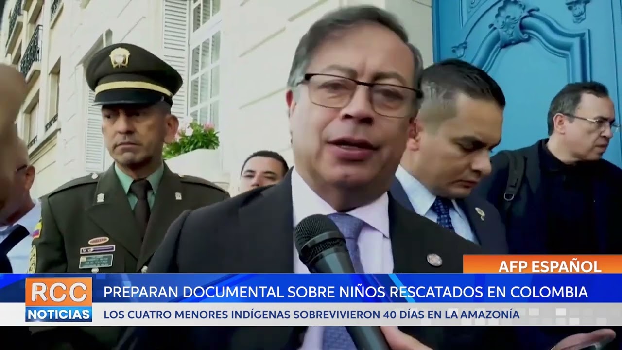 Colombia prepara documental sobre niños rescatados en la Amazonía