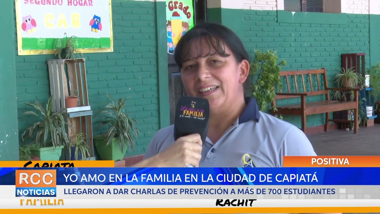Yo Amo a la Familia llegó para brindar prevención en la ciudad de Capiatá