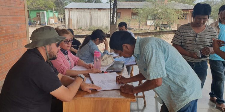 Coordinan trabajos para la construcción de viviendas a familias indígenas de Mariscal Estigarribia