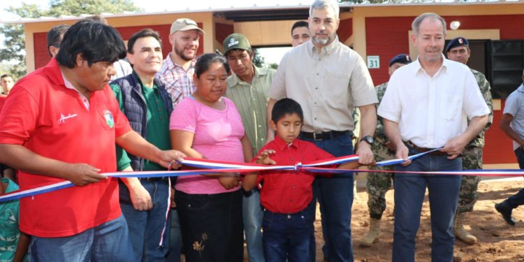 Comunidades indígenas del Chaco fueron beneficiadas con 100 viviendas